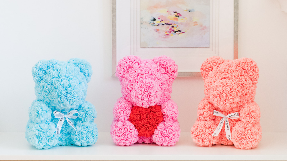 Almari Rose Bear - Pink
