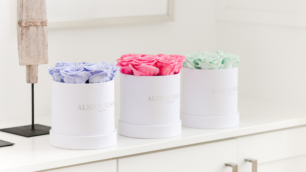 Almari Maison Grande Rose Box - Blush Pink