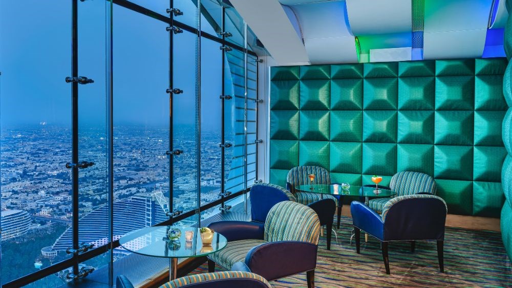 Afternoon tea for two at Skyview Bar with champagne