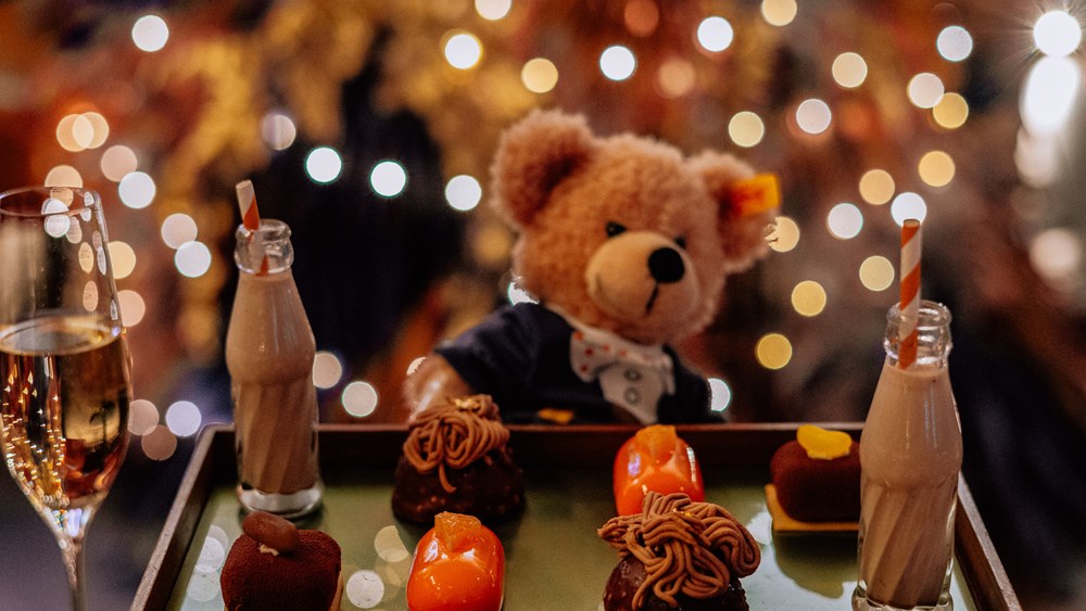 Children's Charlie Afternoon Tea For One with an exclusive Steiff Teddy Bear
