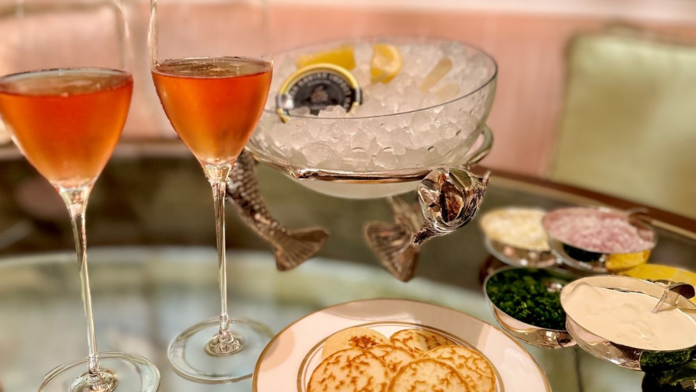 champagner und kaviar