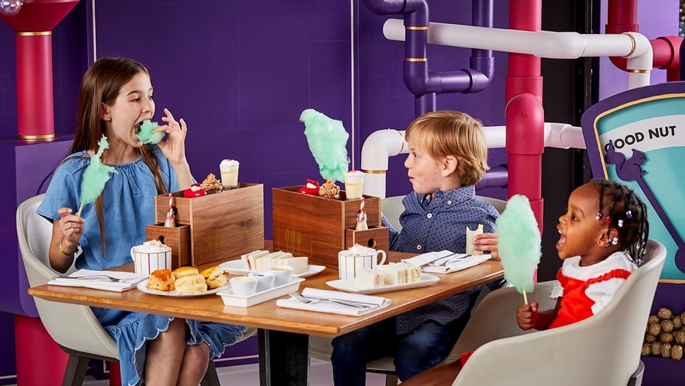 Children's Afternoon Tea with a Fizzy Lifting Drink for Two