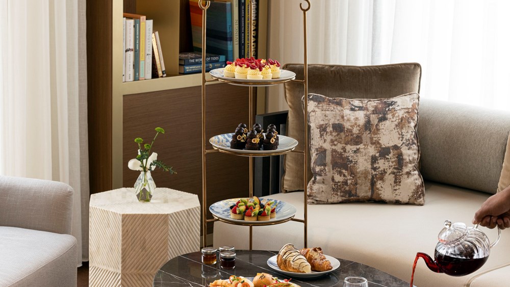 Afternoon tea at Majlis Al Fijiri