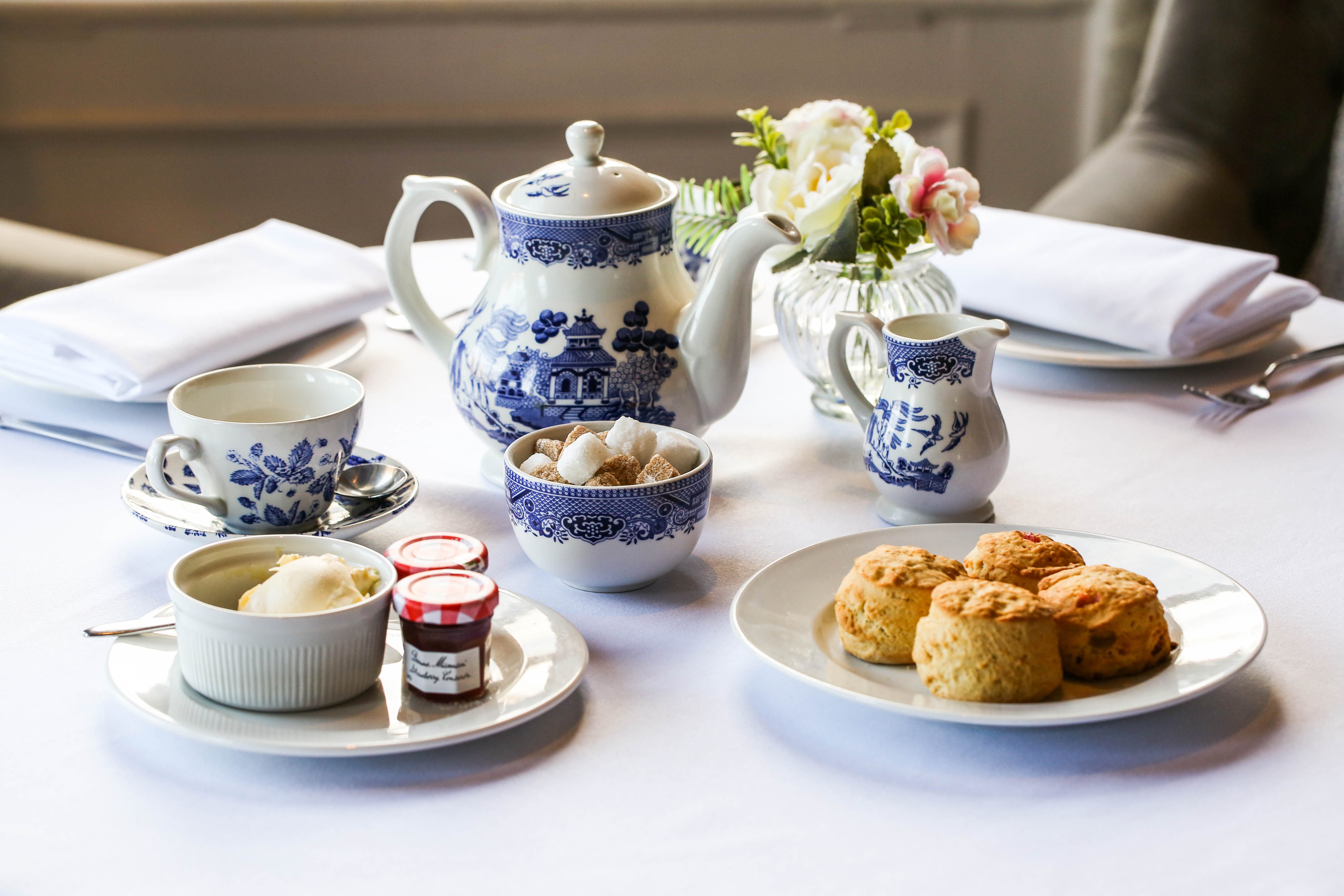 The Principal York Cream Tea for Two In The Garden Room