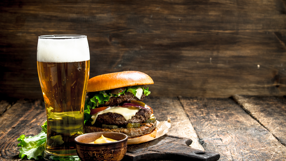 Burger & Beer for One