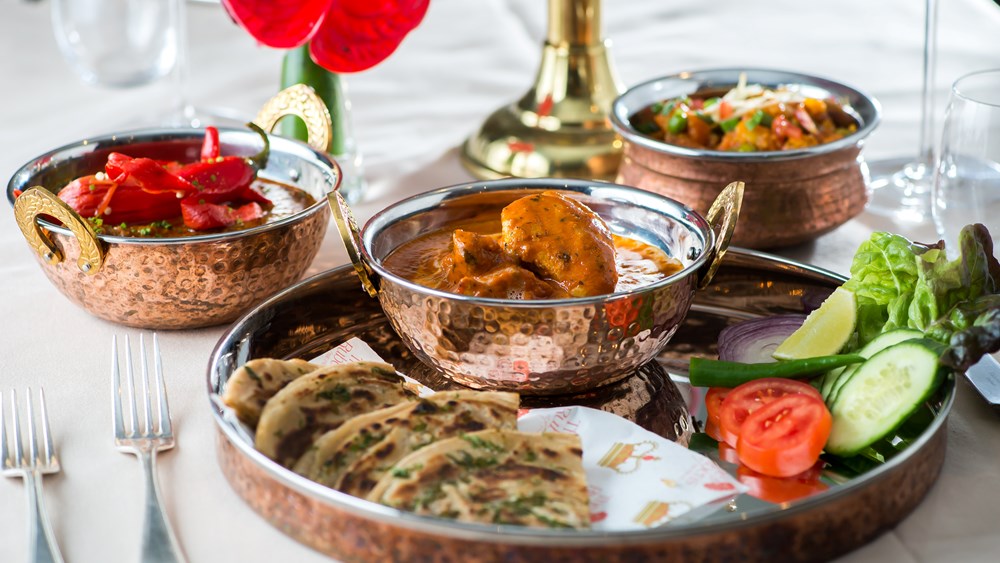 Two-course pre-theatre dinner for two in The Curry Room