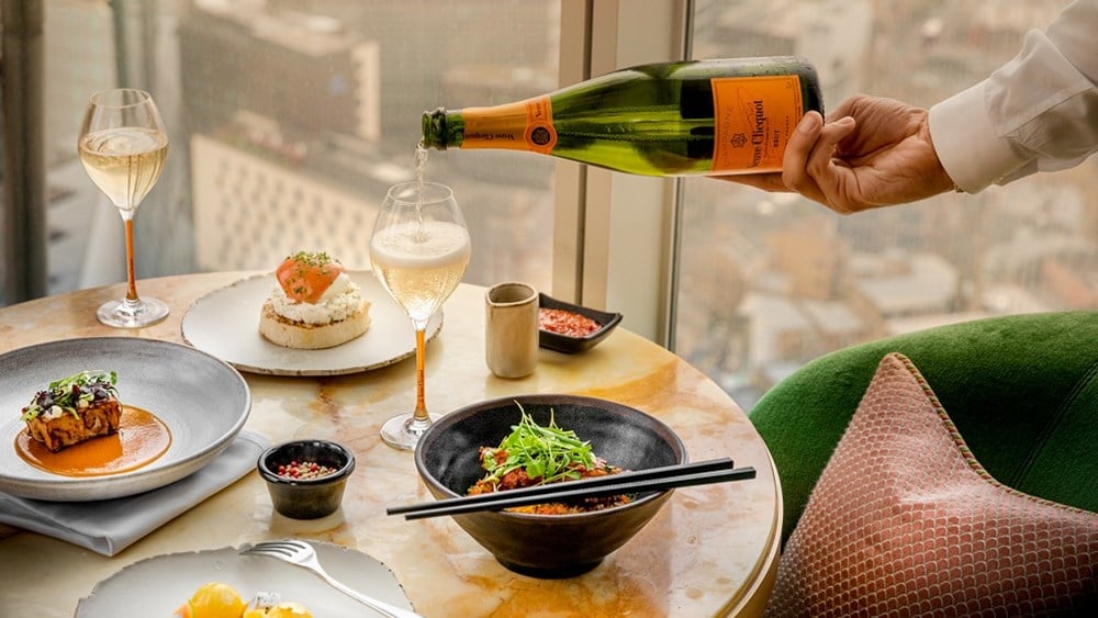 Sky Brunch for Two at Sky Lounge in partnership with Veuve Clicquot