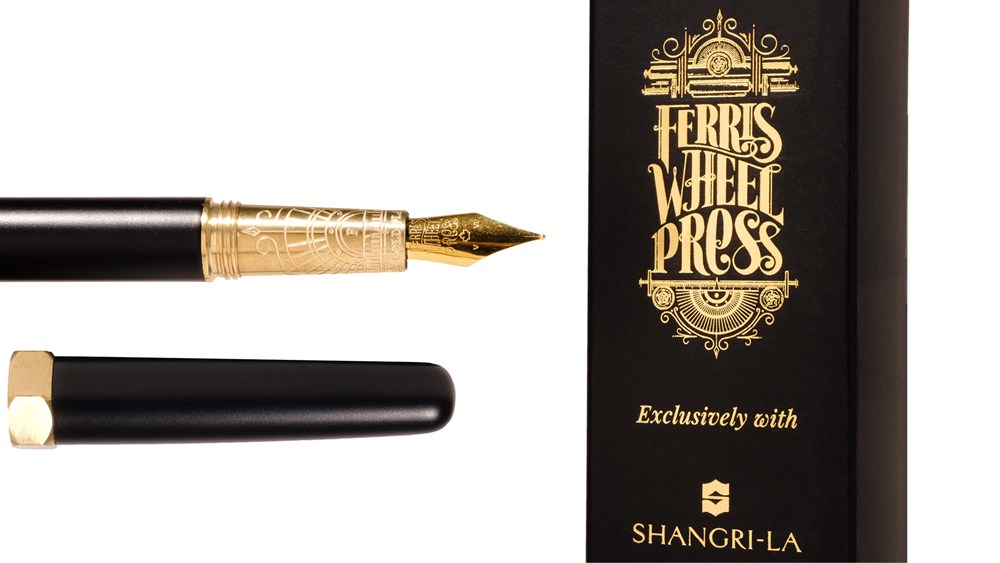 Gold Brush Fountain Pen - Curious Collaborations Series - Special Edition